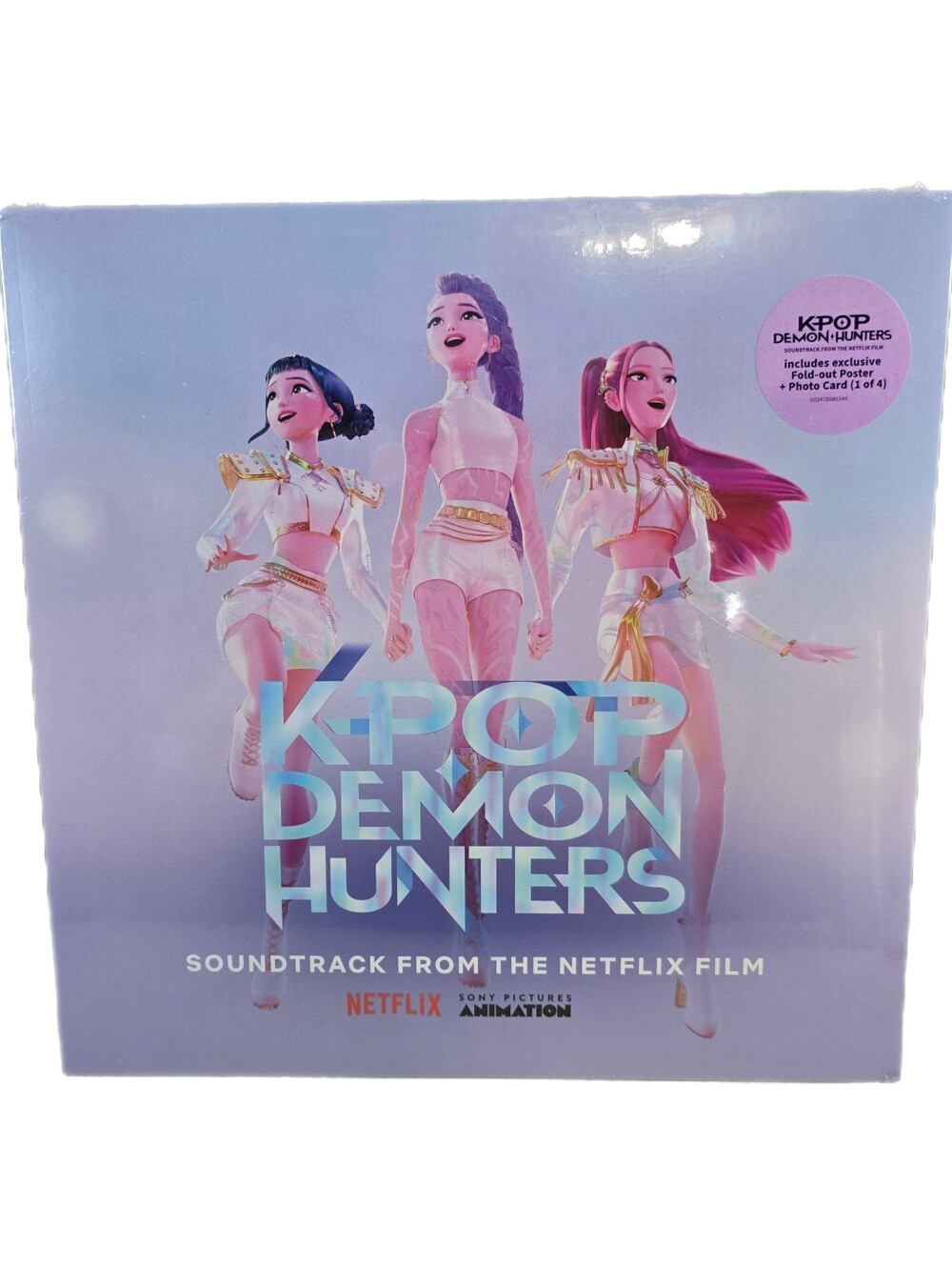 NEW K-pop Demon Hunters Original Soundtrack LP Vinyl + Poster + Photo Card Seal